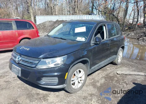 2013 Volkswagen Tiguan S from USA, damaged, VIN WVGBV7AX0DW536685